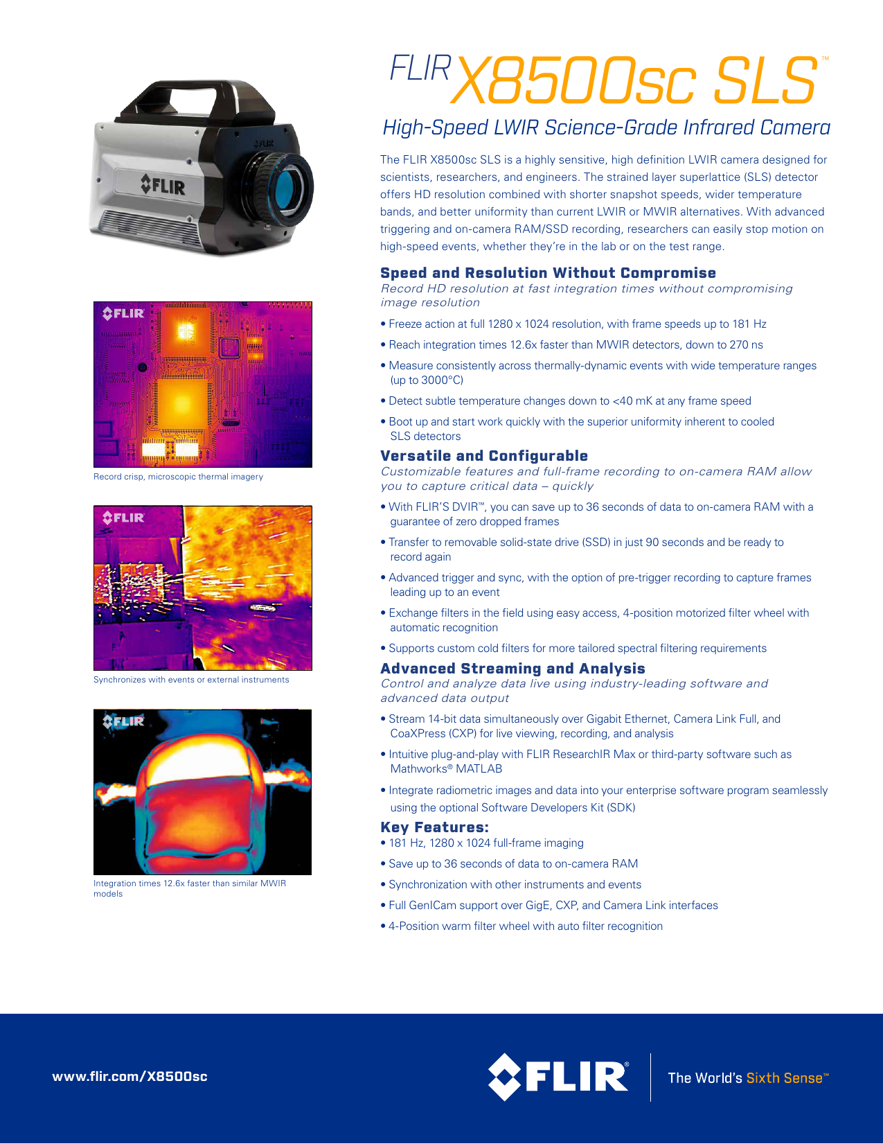 flir x8500sc sls