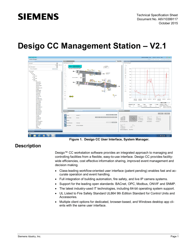 [40+] Desigo Building Automation System User Manual, Global