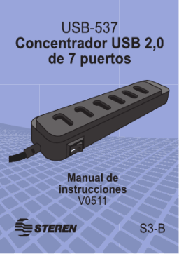 Steren USB-537 HUB USB de 7 puertos Owner's Manual