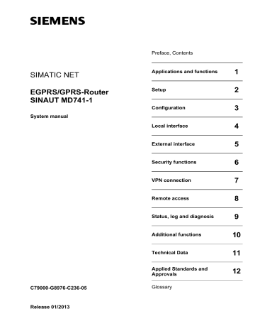 Siemens Sinaut Md741 1 System Manual Manualzz