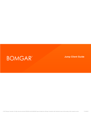 bomgar jump client installed on my computer