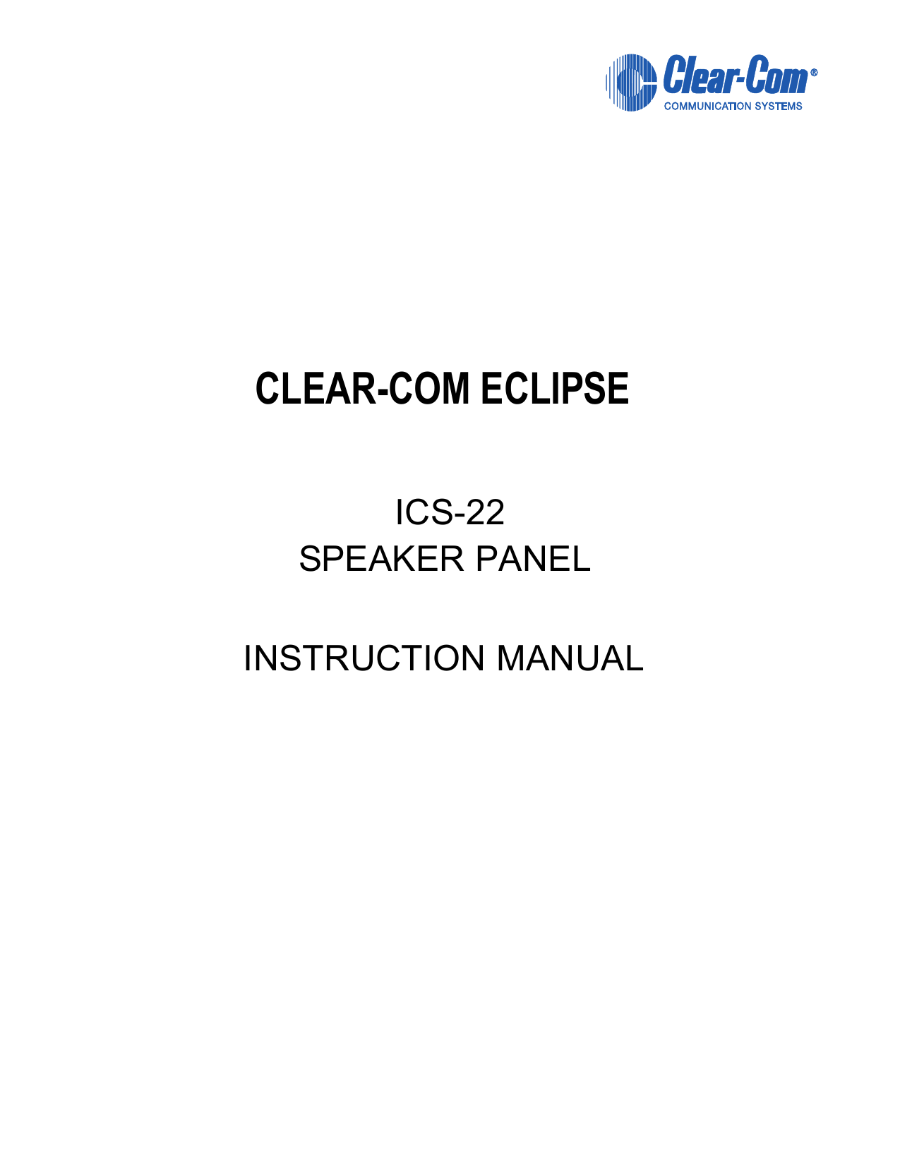 clear-com-eclipse-ics-22-instruction-manual-manualzz