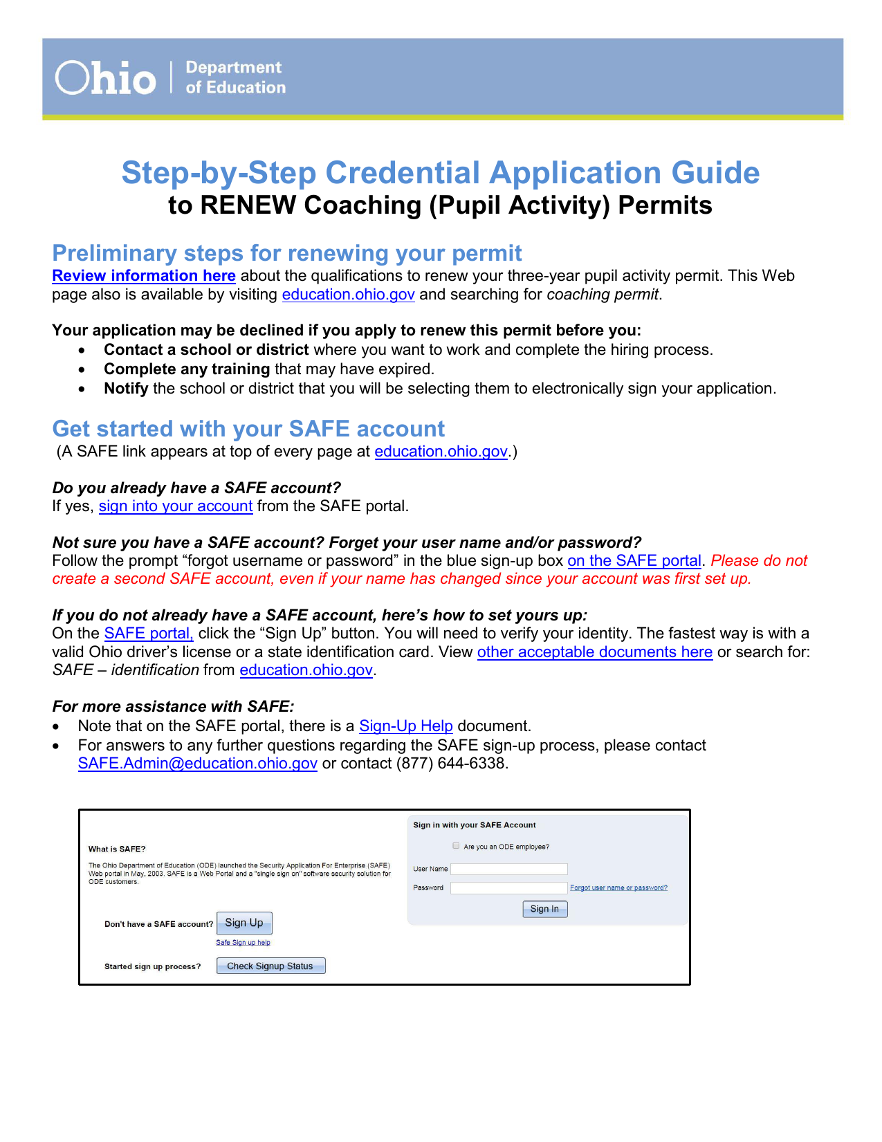 Ohio License Status >> Application Guide For Renewal Of Coaching Permits Manualzz Com Ohio License Status >> Application Guide For Renewal Of Coaching Permits Manualzz Com