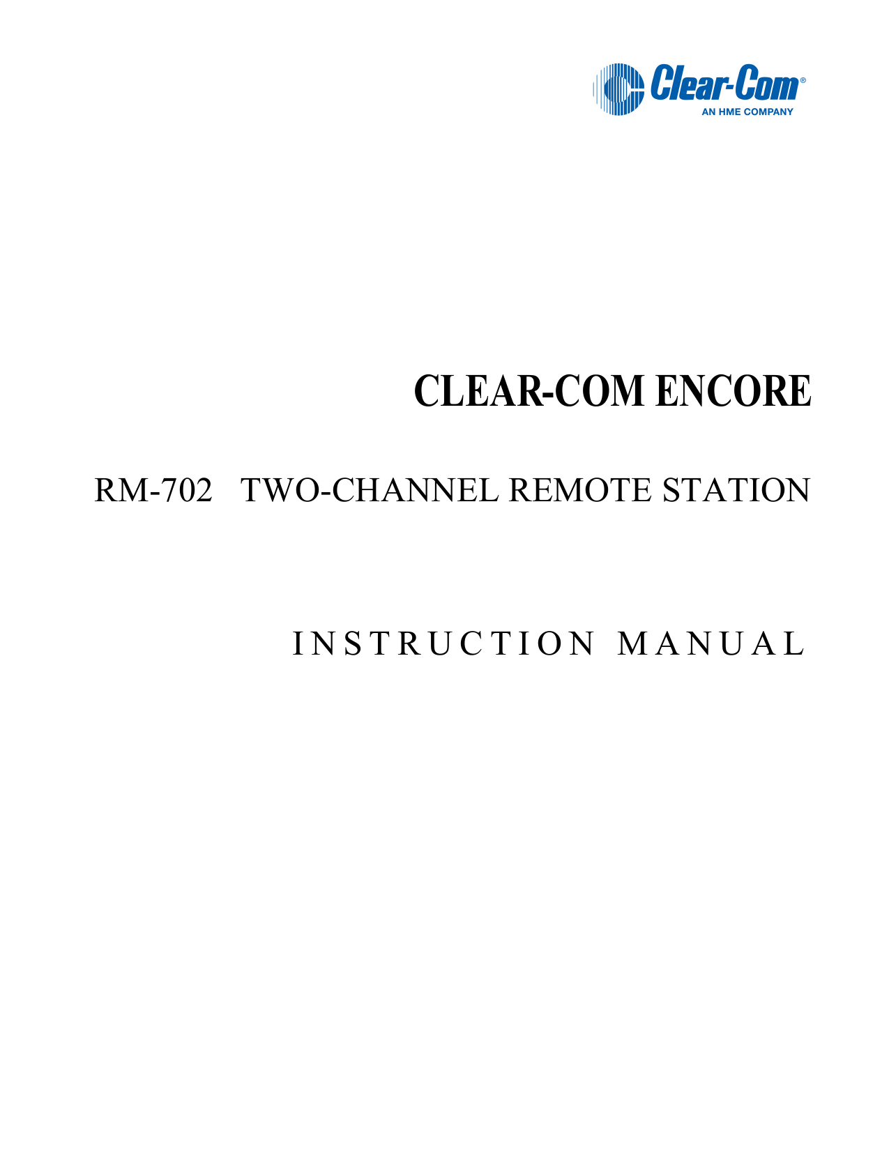 ENCORE RM702 Instruction manual Manualzz