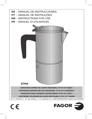 CAFETERA ITALIANA ETNA.indd | Manualzz