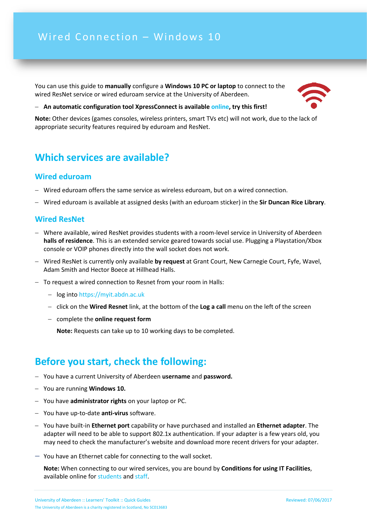 Wired Connection Windows 10 Manualzz