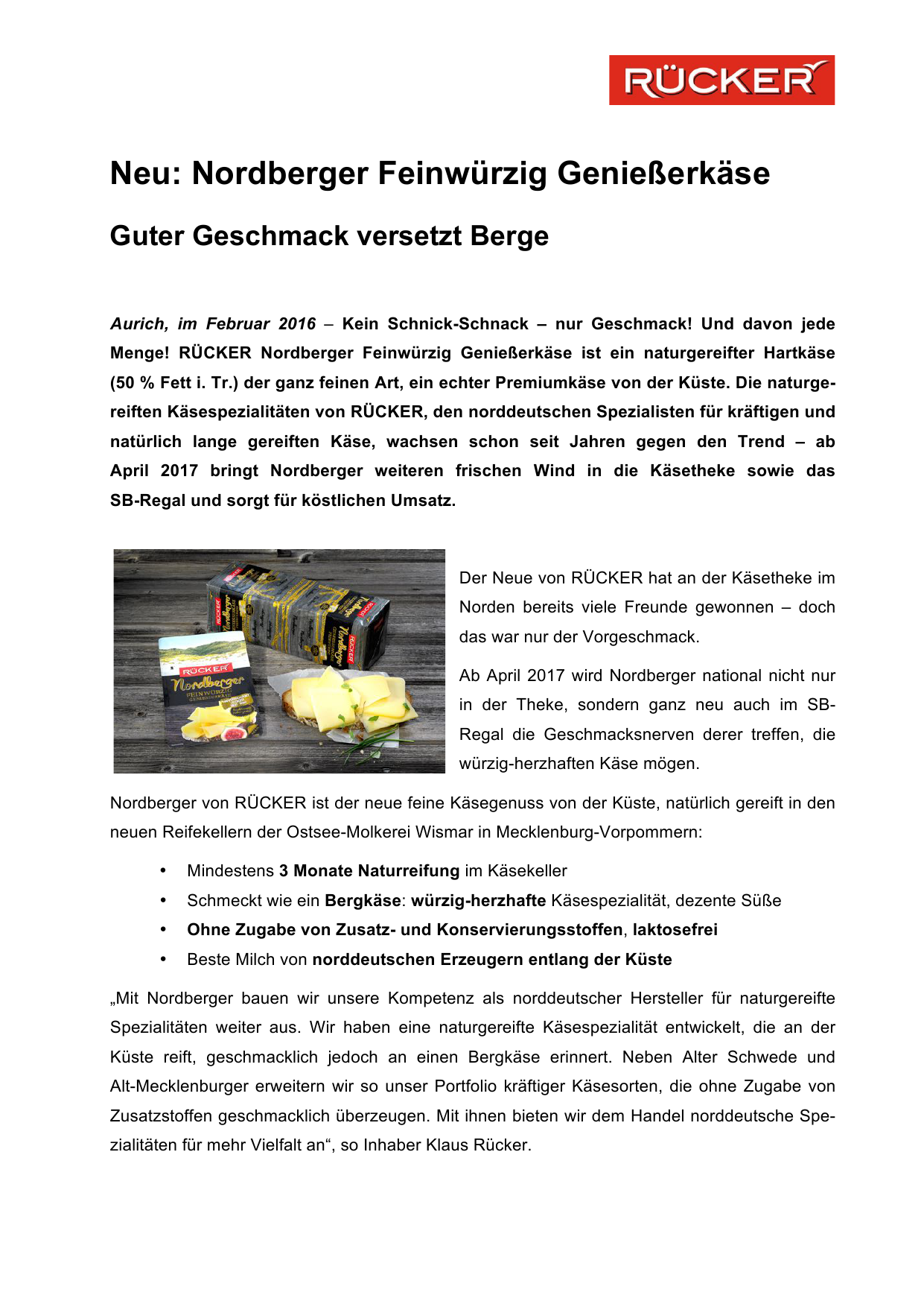 Neu Nordberger Feinwurzig Geniesserkase Manualzz