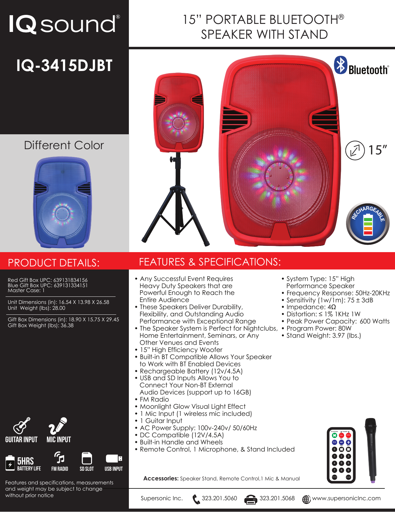 Iq 3415djbt Spec Manualzz
