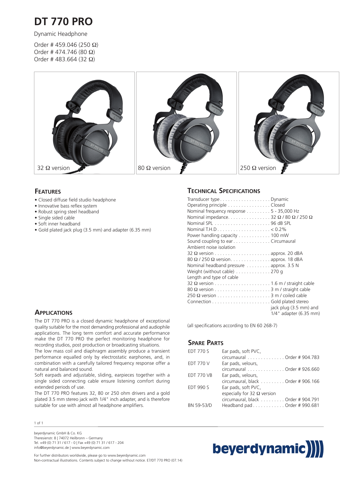 Звуковая карта для beyerdynamic dt 770 pro 80 ohm