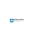 M-Files software 2015.3 User Guide