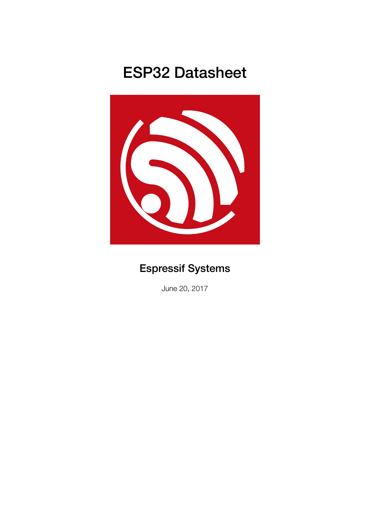 Espressif ESP32 Datasheet | Manualzz