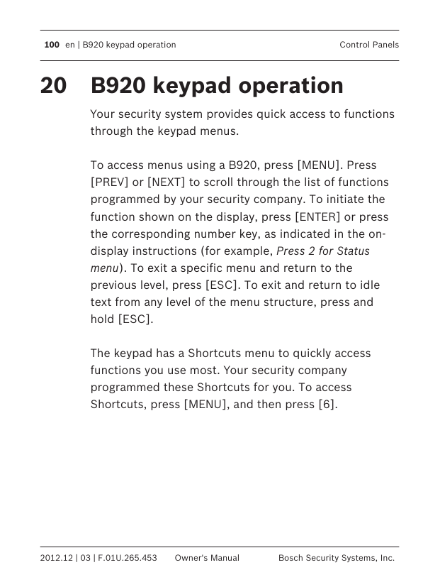 B920 keypad operation 20 Manualzz