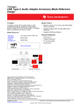TI USB Type-C Audio Adapter Reference Design TIDA-00565