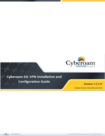 cyberoam ssl vpn client server 2012