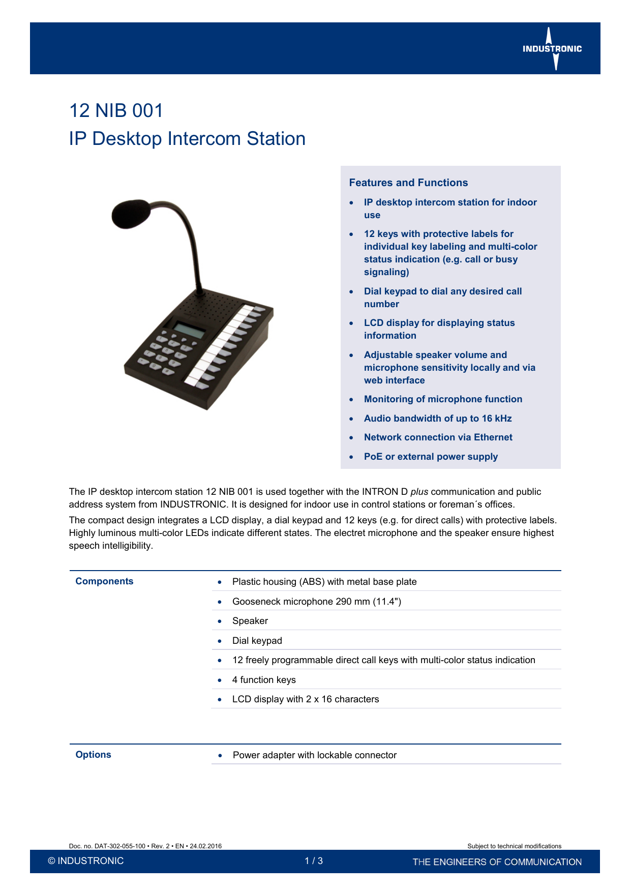 ee900as ip desktop intercom