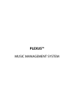 CRE Plexus Music Management System User Manual