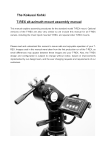 Kokusai Kohki T-REX alt-azimuth Assembly Manual