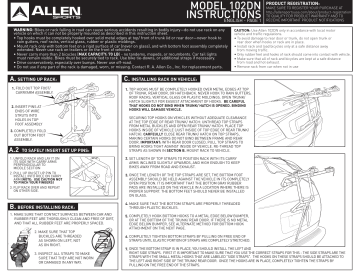 allen 102dn bike rack installation suv