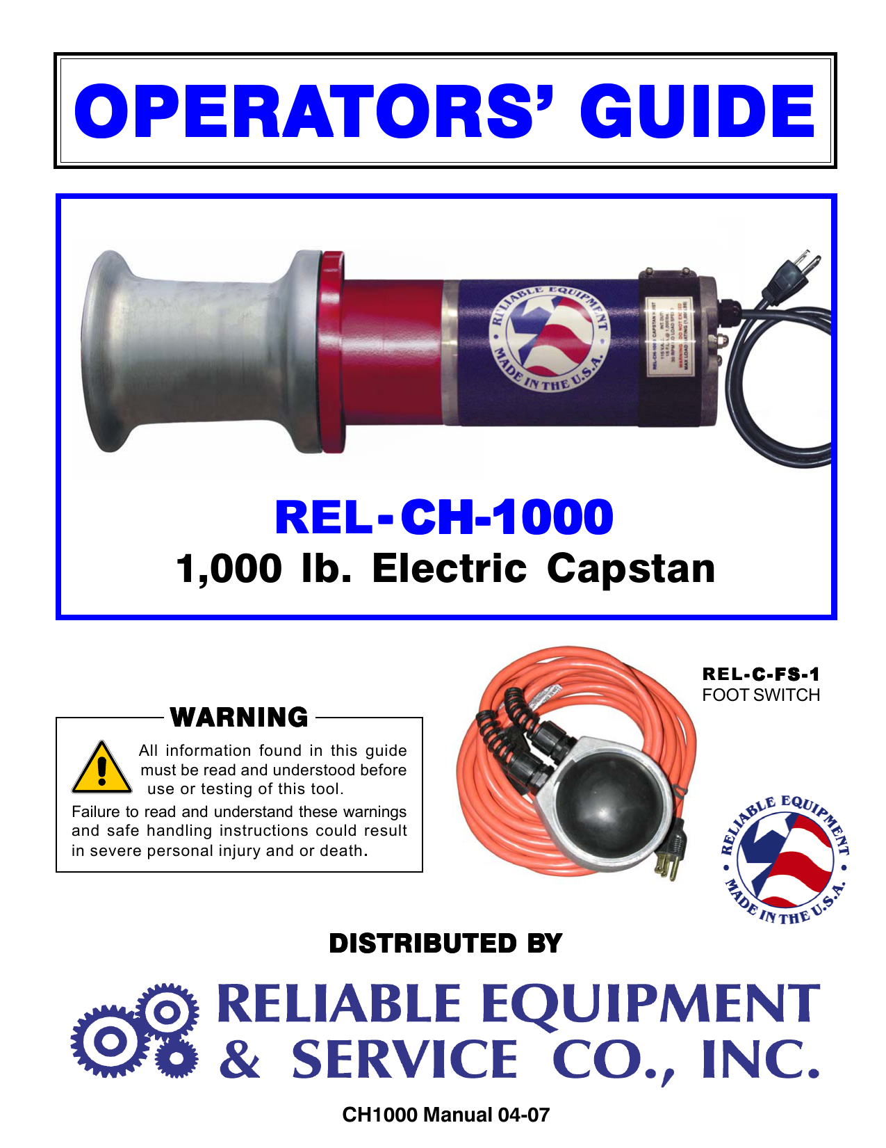 Capstan Manual Manualzz