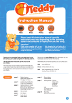 iTeddy Instruction Manual