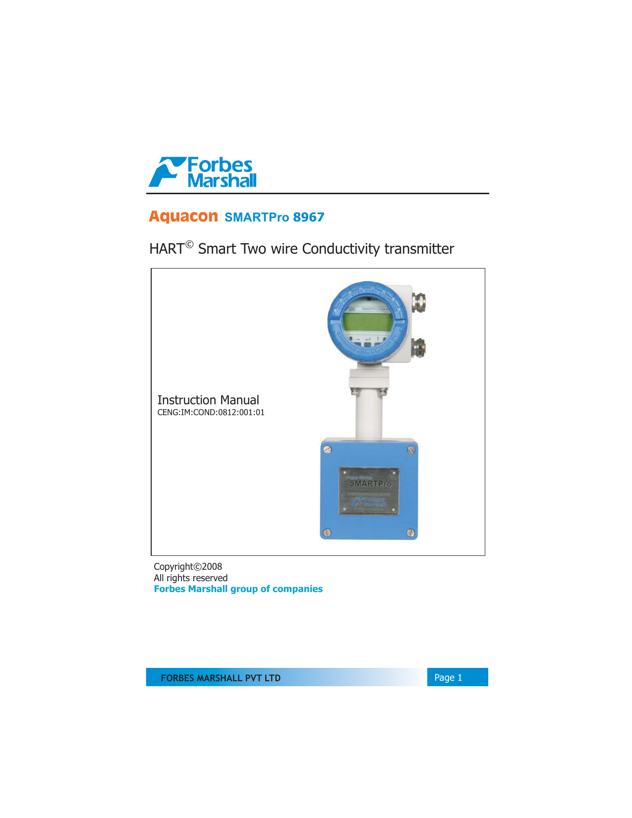 HART Smart Two wire Conductivity transmitter Manualzz