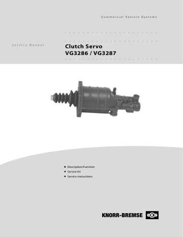 Clutch Servo VG3286 / VG3287 | Manualzz