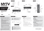 MYTV DTT 1770 User Manual