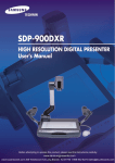 Digital Presenter SDP-900DXR User's Manual