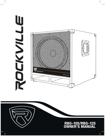 Rockville RBG10S, RBG12S Owner's manual | Manualzz