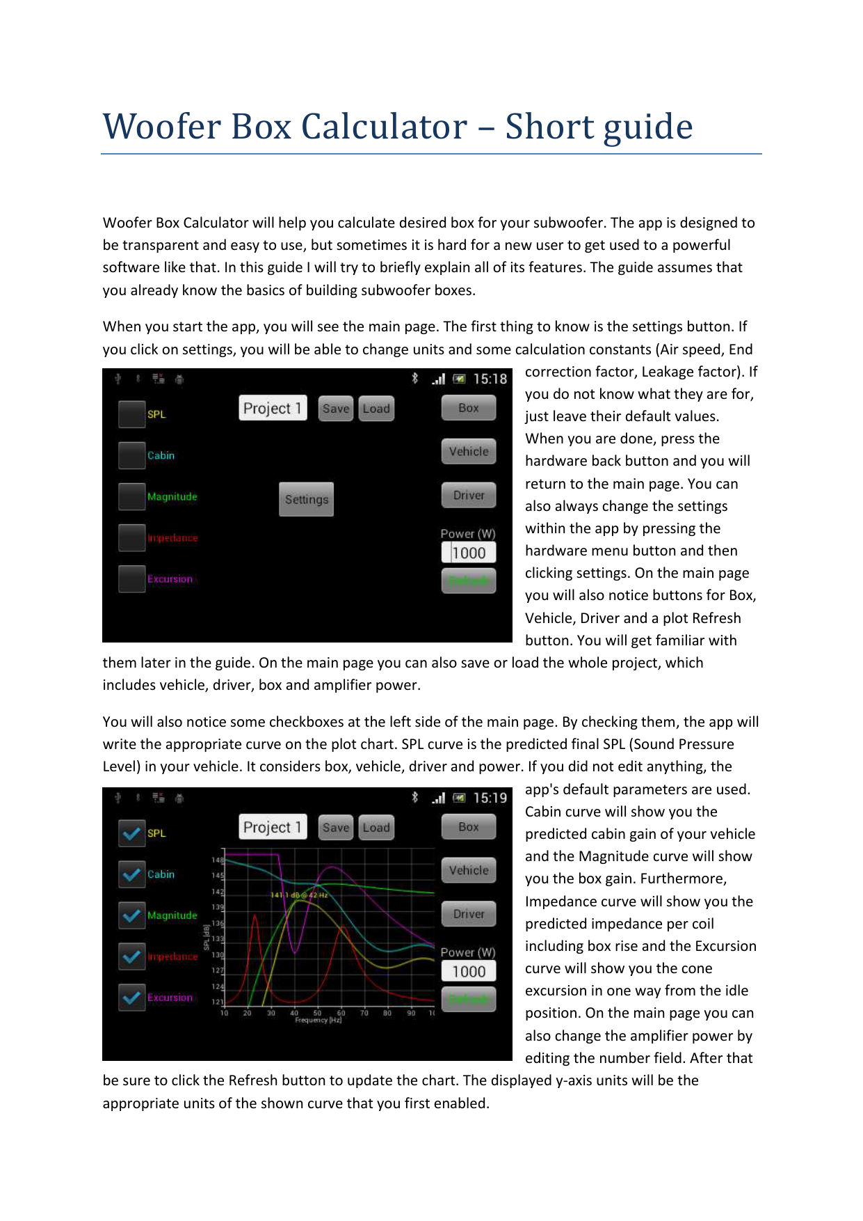 Subwoofer Box Calculator >> Woofer Box Calculator Short Guide Manualzz Com Subwoofer Box Calculator >> Woofer Box Calculator Short Guide Manualzz Com