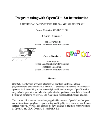 opengl 4.4 tutorial c++