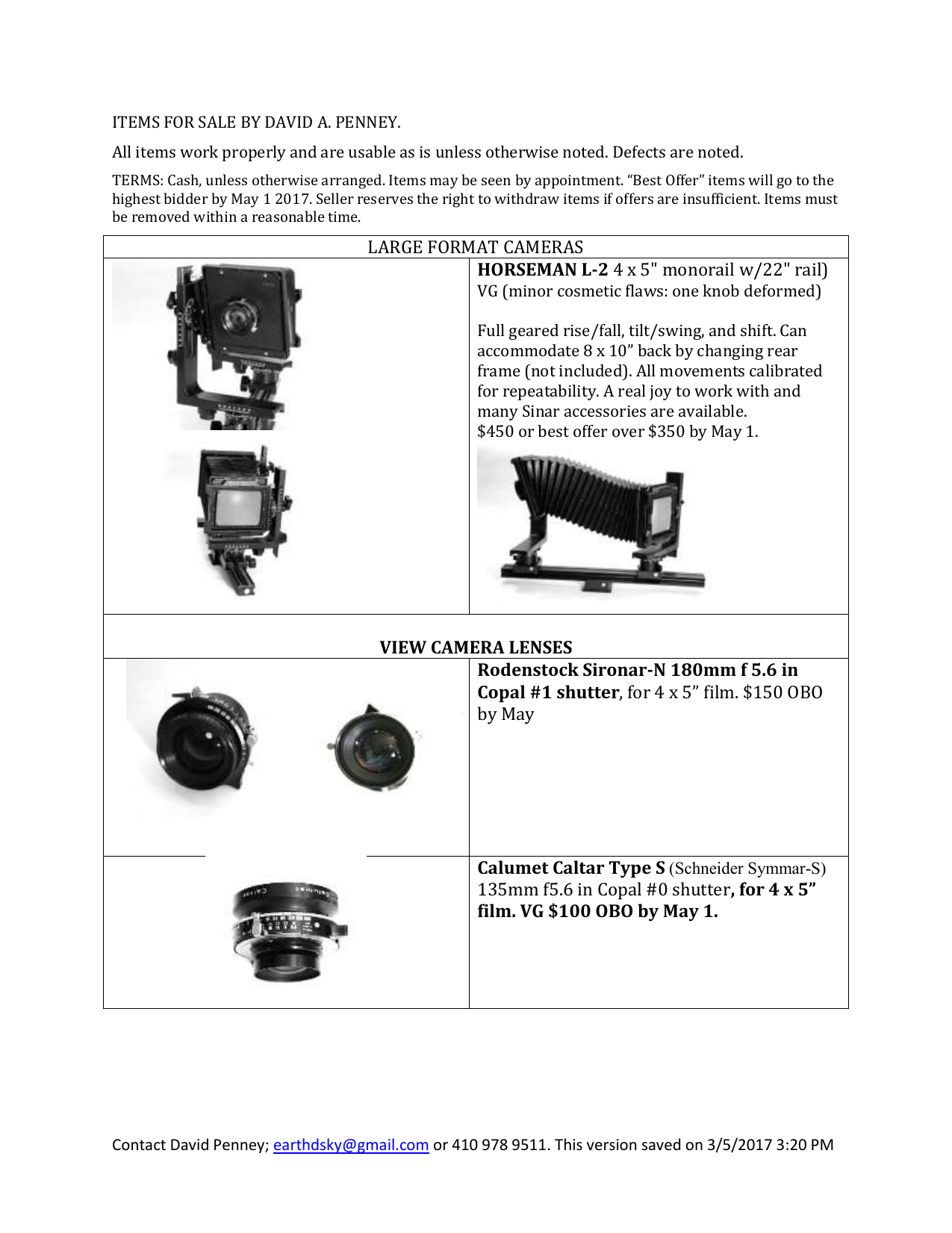 Large Format Cameras Horseman L Manualzz