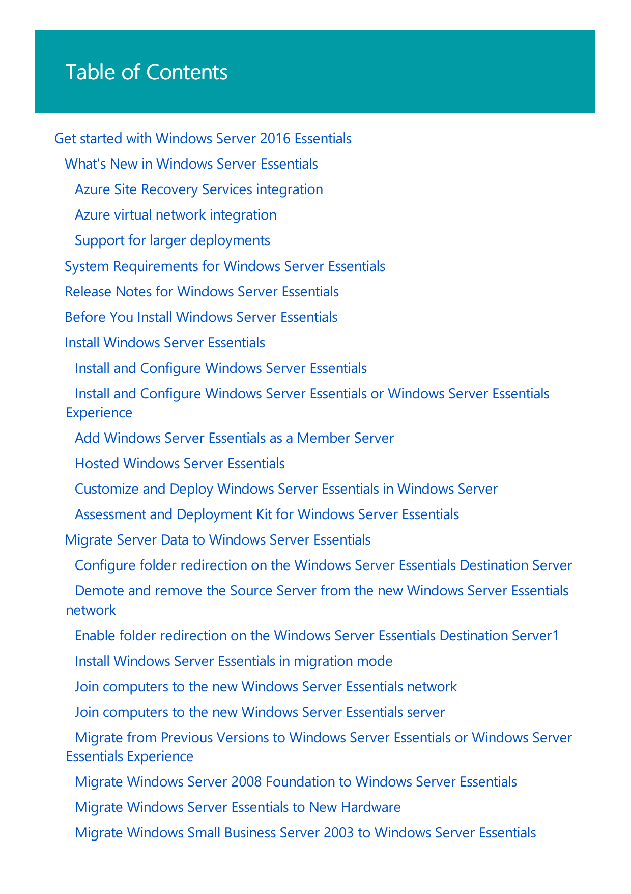 Get Started With Windows Server 16 Essentials Manualzz