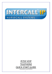 Intercall IP250 VOIP Telephone Quick Start Guide