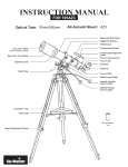 Sky-Watcher 705AZ3 70mm/500mm Telescope Instruction Manual
