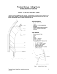 Trackstar Folding Shade Installation Instructions