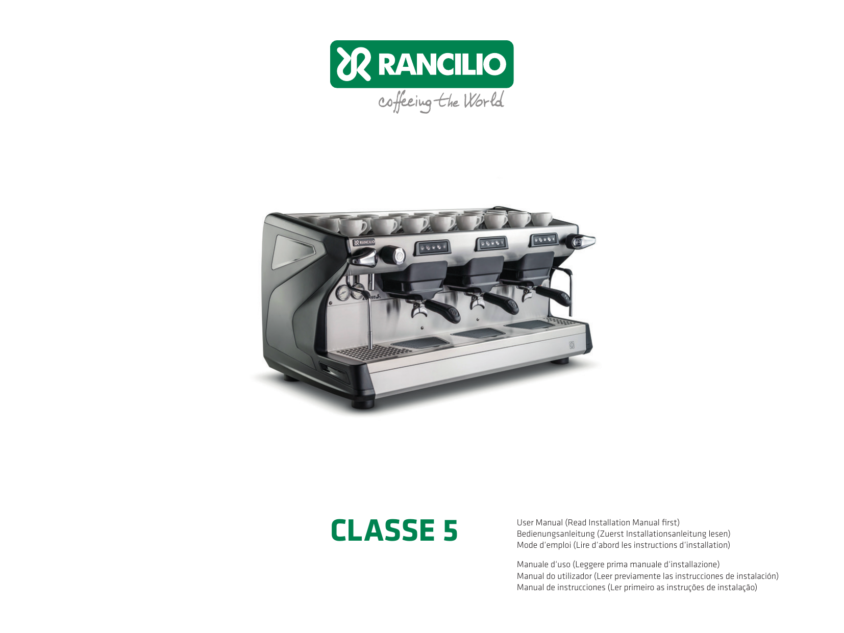 classe 5 - Rancilio Group North America | Manualzz