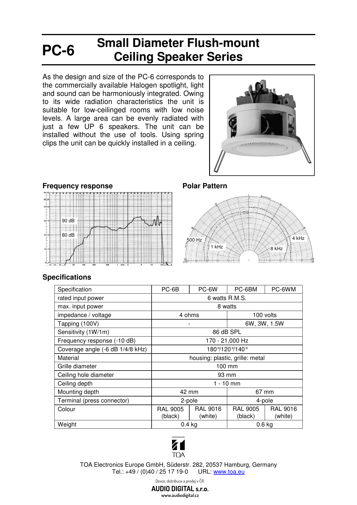 Small Diameter Flush Mount Ceiling Speaker Series Manualzz Com