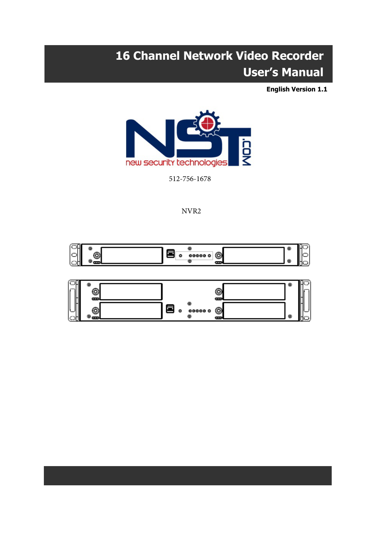 16 Channel Network Video Recorder User`s Manual Manualzz