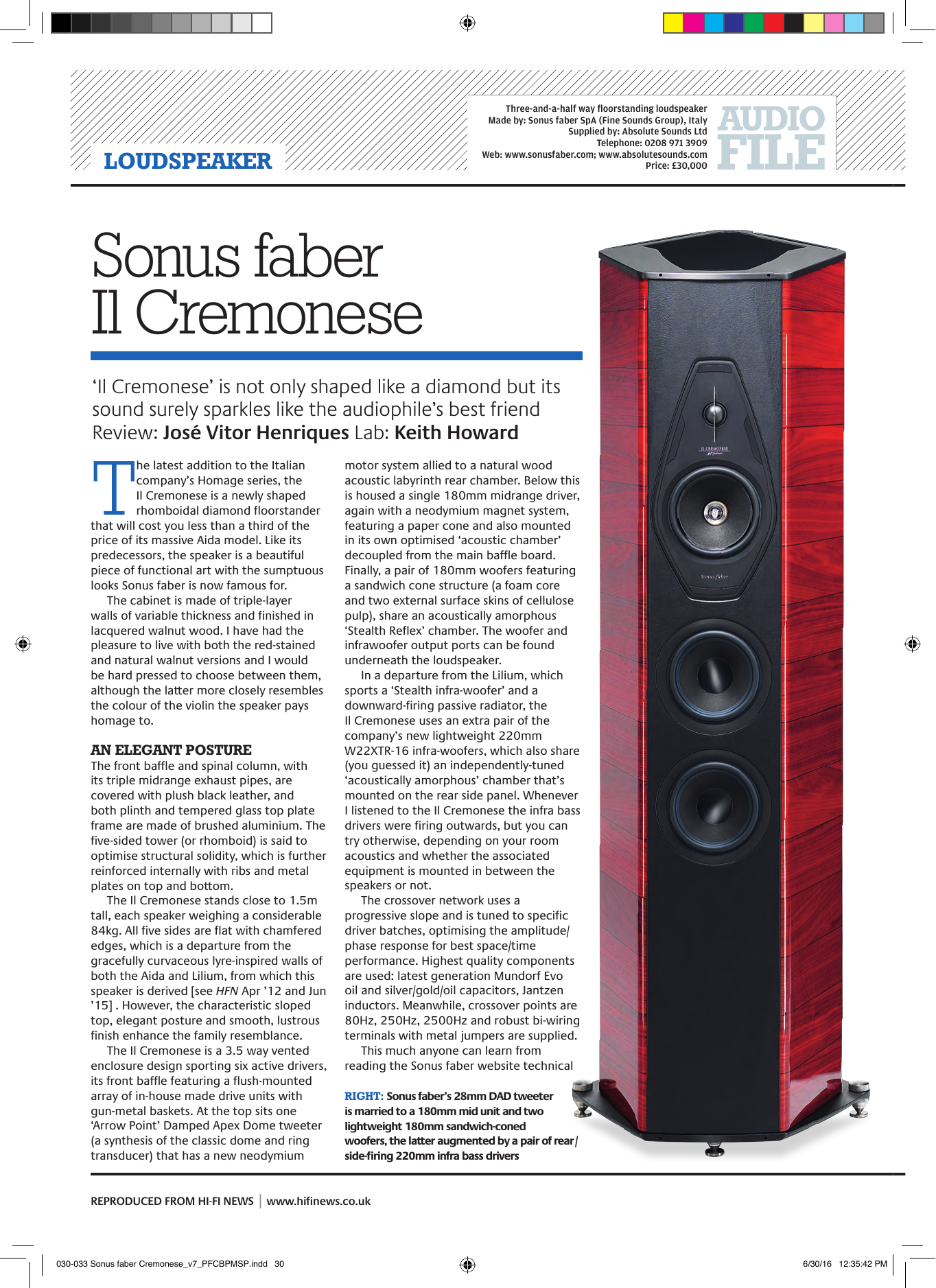 sonus faber il cremonese price