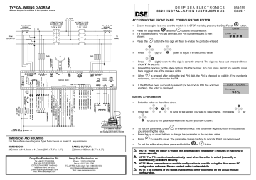 Typical Wiring Diagram Deep Sea El 8620 Manualzz