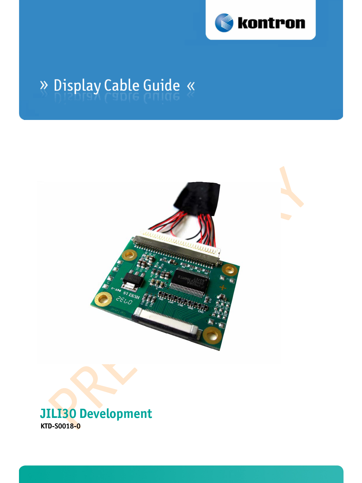 Kontron Display Cable Guide Manualzz