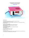 Dual Band HF CW transceiver Weber User Manual