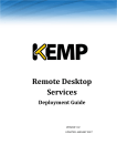 KEMP Remote Desktop Services Deployment Guide