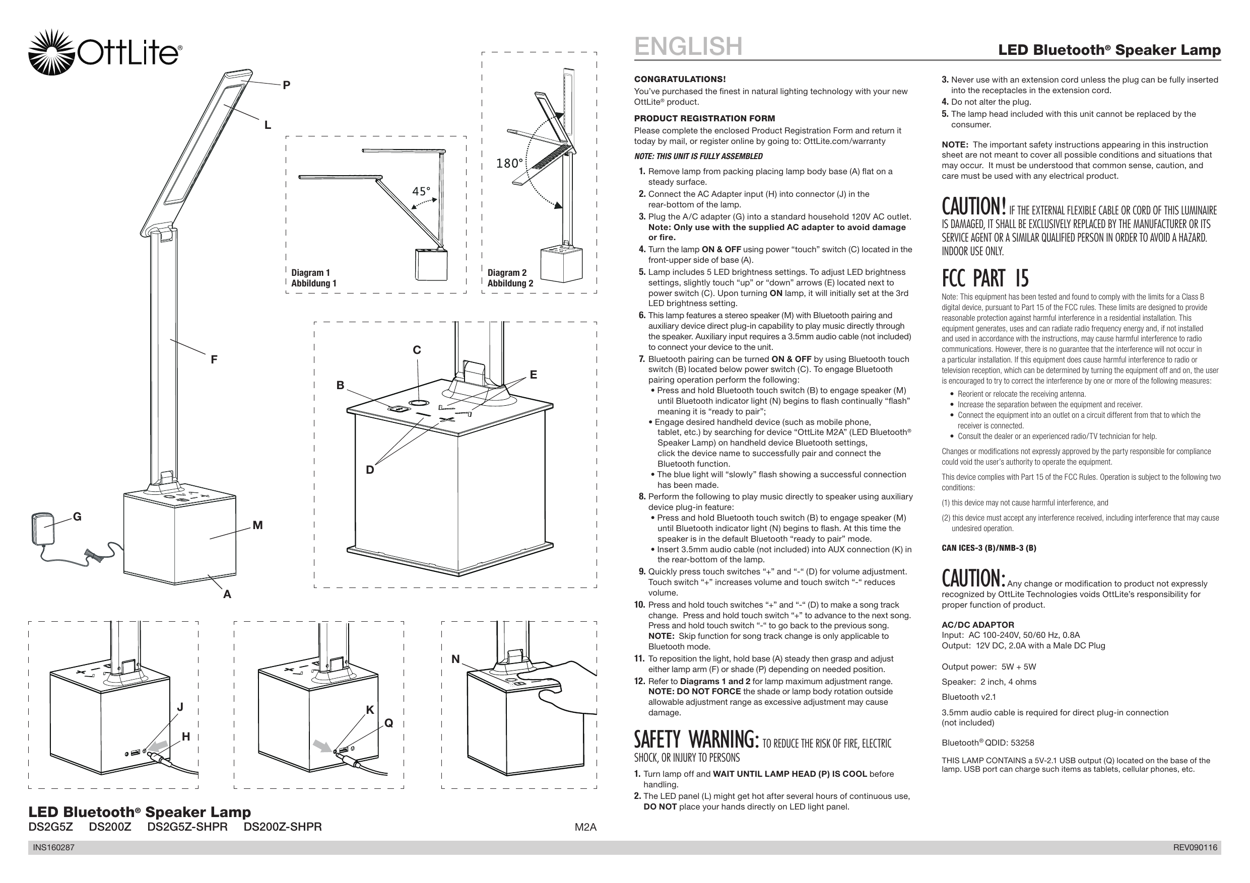 Ottlite Floor Lamp Wiring Diagram : Pin On Pretty Things : The light is