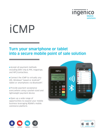 icmp from icmp bluetooth credit card reader