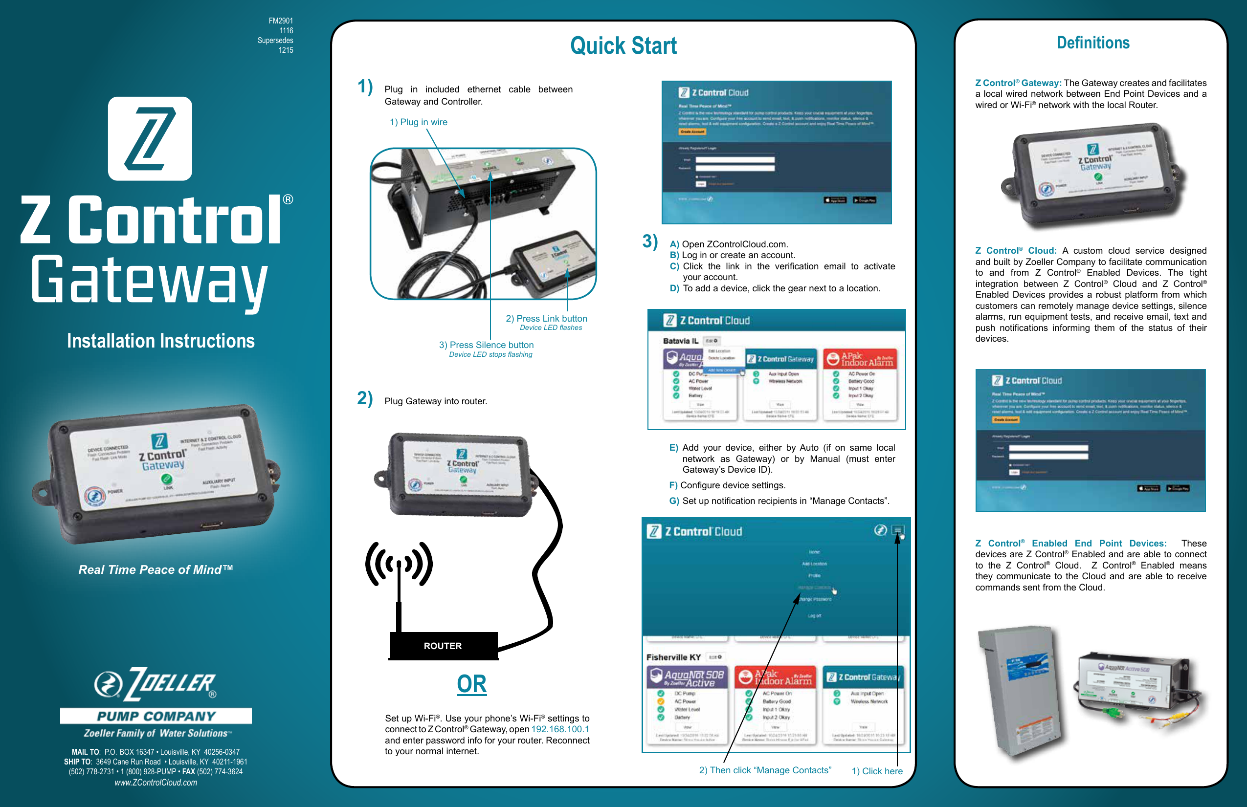 Z Control Gateway Manualzz