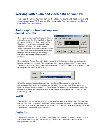 audacity audio editor manual