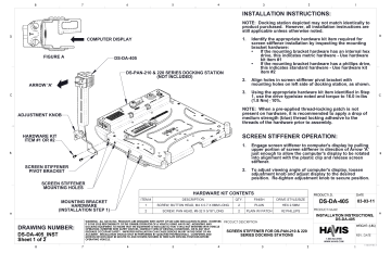 Havis DS-DA-405 Installation Instructions | Manualzz