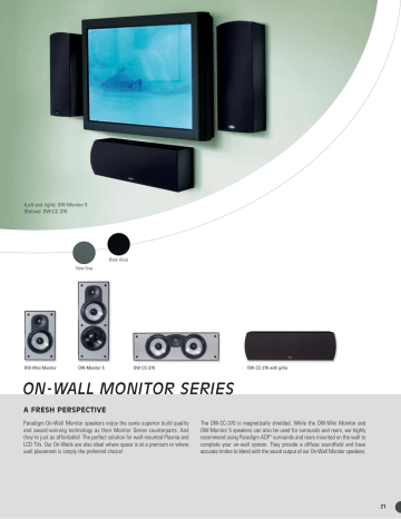 Paradigm On-Wall Speaker Literature | Manualzz